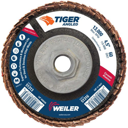4 1/2 TIGER ANGLED CERAM - Apex Tool & Supply