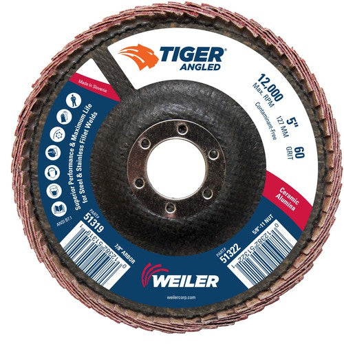 5 TIGER ANGLED CERAMIC - Apex Tool & Supply