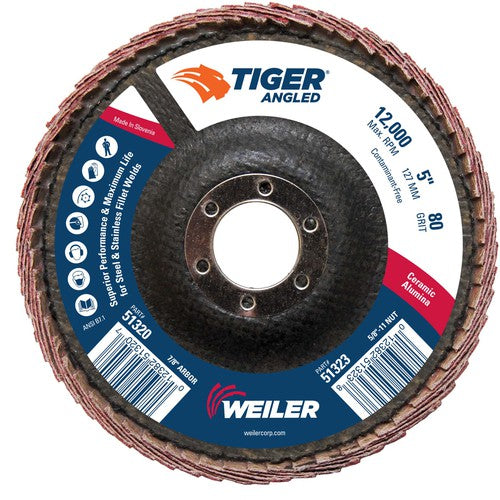 5 TIGER ANGLED CERAMIC - Apex Tool & Supply