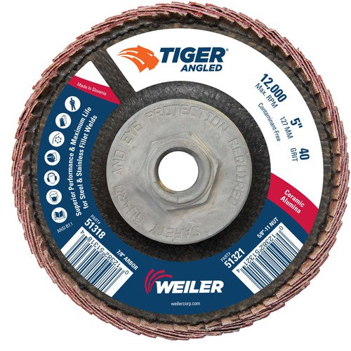 5 TIGER ANGLED CERAMIC - Apex Tool & Supply