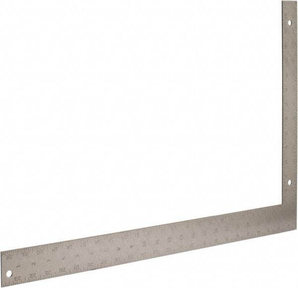 Johnson Level & Tool - 24" Blade Length x 16" Base Length, Epoxy Finish, Steel Carpenters' Square - 1/8" Graduation, 2" Base Width - Apex Tool & Supply