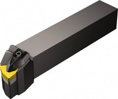 Sandvik Coromant - DWLNR/L, Left Hand Cut, -5° Lead Angle, 20mm Shank Height x 20mm Shank Width, Negative Rake Indexable Turning Toolholder - 125mm OAL, WNMG 08 04 08, WNMG 432 Insert Compatibility, Series T-Max P - Apex Tool & Supply