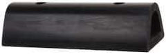Value Collection - 12 Inch Long x 4-1/2 Inch High x 4 Inch Projection Extruded Half-Oval Fender Bumper - 12 Inch Long x 4-1/2 Inch High x 4 Inch Projection Extruded Half-Oval Fender Bumper - Apex Tool & Supply