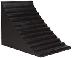 Value Collection - 7" Wide x 8" High x 10" Deep, Rubber Wheel Chock - Type E - Apex Tool & Supply