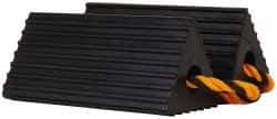 Value Collection - 10" Wide x 4-1/2" High x 5" Deep, Rubber Wheel Chock - Type E - Apex Tool & Supply
