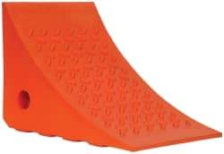 Value Collection - 8" Wide x 8" High x 11" Deep, Urethane Wheel Chock - Type H - Apex Tool & Supply