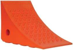 Value Collection - 8" Wide x 8" High x 11" Deep, Urethane Wheel Chock - Type H - Apex Tool & Supply