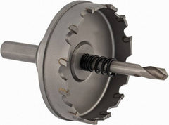 Hougen - 2-3/8" Diam, 1/8" Cutting Depth, Hole Saw - Carbide-Tipped Saw, Toothed Edge - Apex Tool & Supply