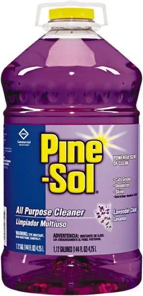Pine-Sol - 144 oz Bottle All-Purpose Cleaner - Liquid, Lavender - Apex Tool & Supply