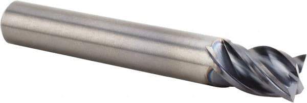 Kennametal - 5/16", 4 Flute, Single End, Solid Carbide, End Mill - 2-1/2" OAL, 38° Helix, Right Hand Flute, 1/2" LOC, Right Hand Cut - Apex Tool & Supply