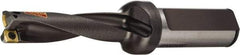 Sandvik Coromant - 2.362" Max Drill Depth, 4xD, 0.562" Diam, Indexable Insert Drill - 2 Inserts, 3/4" Shank Diam, Flange Shank - Apex Tool & Supply