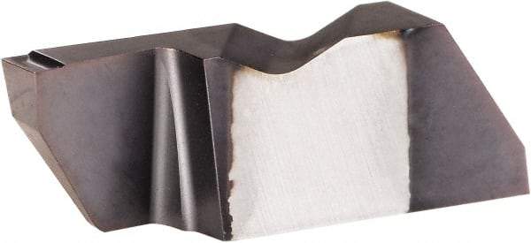 Kennametal - 3M300NFD K Grade KC5025, 3mm Cutting Width Carbide Grooving Insert - 6.35mm Max Depth of Cut, Left Hand, 0.19mm Corner Radius, AlTiN Finish - Apex Tool & Supply