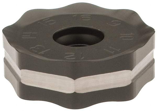 Seco - ONMU090520 M12 Grade MP2500 Carbide Milling Insert - TiCN/Al2O3 Finish, 0.228" Thick, 0.866" Inscribed Circle - Apex Tool & Supply