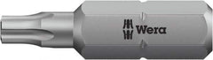 Wera - 1/4" Drive, Pentalobe Screwdriver Bit - 1" OAL - Apex Tool & Supply