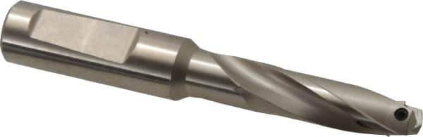 Guhring - 0.492 to 0.511" Diam, 41.3mm Max Depth, 5/8" Shank Diam, 61mm Flute, Replaceable Tip Drill - HT 800 WP Insert, Series 4107 - Apex Tool & Supply