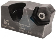 Kennametal - HN.J/XNGJ Insert Style, Indexable Milling Cartridge - KCMS Toolholder Style, Compatible with Face Mills, Series KCMS - Apex Tool & Supply