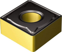 Sandvik Coromant - CNMG433 KR Grade 3210 Carbide Turning Insert - TiCN/Al2O3/TiN Finish, 80° Diamond, 1/2" Inscr Circle, 3/16" Thick, 3/64" Corner Radius - Apex Tool & Supply