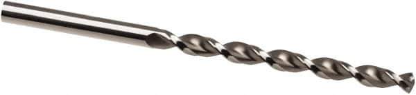 Guhring - 11.3mm, 130° Point, Parabolic Flute, High Speed Steel Taper Length Drill Bit - Bright Finish, 128mm Flute Length, 195mm OAL, Series 501 - Apex Tool & Supply