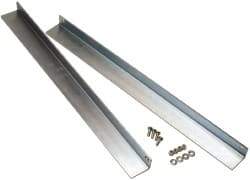 SKB Corporation - Tool Box Steel Rack Accessories - 2" Wide x 1-1/4" Deep x 23" High, Black, For 24" Shock Racks - Apex Tool & Supply