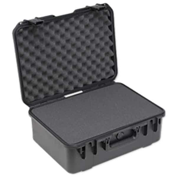 SKB Corporation - 15-1/2" Wide x 7-7/8" High, Clamshell Hard Case - Black, Polystyrene - Apex Tool & Supply