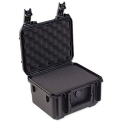 SKB Corporation - 9-1/2" Wide x 6-1/8" High, Clamshell Hard Case - Black, Polystyrene - Apex Tool & Supply