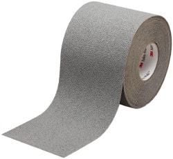 3M - Gray Solid Color Anti-Slip Vinyl Tape - 6" Wide x 60' Long - Apex Tool & Supply