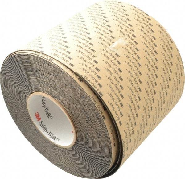3M - Black Solid Color Anti-Slip Vinyl Tape - 6" Wide x 60' Long - Apex Tool & Supply