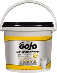 GOJO - Pre-Moistened Hand Cleaning Wipes - Canister, 12-1/4" x 10-1/2" Sheet Size, Red - Apex Tool & Supply