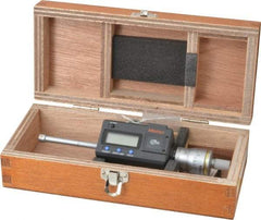 Mitutoyo - 0.35" to 0.425", IP65, TiN Finish, Electronic Inside Micrometer - 0.00005" Resolution, 0.0001" Accuracy - Apex Tool & Supply