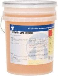 Master Fluid Solutions - Trim OV 2200, 5 Gal Pail Cutting & Grinding Fluid - Straight Oil, For Thread Rolling - Apex Tool & Supply