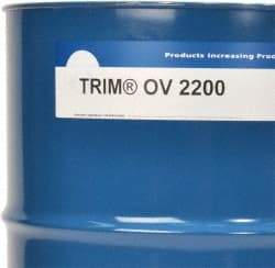 Master Fluid Solutions - Trim OV 2200, 54 Gal Drum Cutting & Grinding Fluid - Straight Oil, For Thread Rolling - Apex Tool & Supply