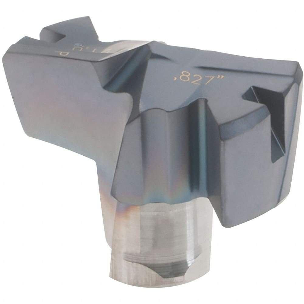 Iscar - Series FCP, 0.827" Diam Grade IC908 Replaceable Drill Tip - Carbide, TiAlN Finish, 21 Seat Size, Through Coolant - Apex Tool & Supply