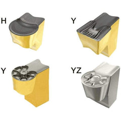 Iscar - 1008TAGB Grade IC8250, 10mm Cutting Width Carbide Grooving Insert - 7mm Max Depth of Cut, Neutral, 0.8mm Corner Radius, TiCN/Al2O3/TiN Finish - Apex Tool & Supply