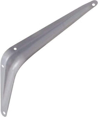 National Mfg. - 100 Lb Capacity, Gray Shelf Brackets - 6" Long x 8" High x 1.667" Wide - Apex Tool & Supply