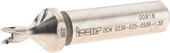 Iscar - 0.236" to 1/4" Diam, 1.5xD, 0.35" Max Depth, 1/2" Shank Diam, 2.87" OAL, Replaceable-Tip Drill - FCP, ICK, ICK-2M, ICM, ICN, ICP, iCP-2M Insert, 6 Seat Size, 51643898 Toolholder, Series SumoCham - Apex Tool & Supply