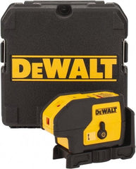 DeWALT - 3 Beam 100' Max Range Self-Leveling Laser - Red Beam, 1/8" at 30' Accuracy, 5" Long x 2-1/4" Wide x 3-3/4" High - Apex Tool & Supply