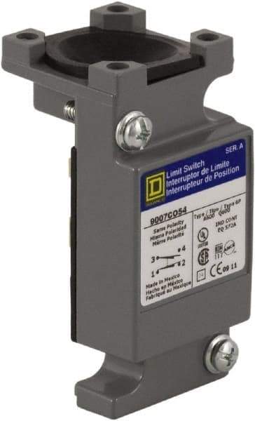 Square D - 4.2 Inch Long, Zinc Body, Limit Switch Plug In Unit - For Use with 9007, 9007C - Apex Tool & Supply