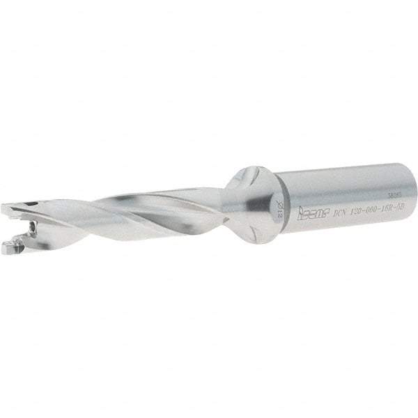 Iscar - 12mm to 12.4mm Diam, 5xD, 60mm Max Depth, 16mm Shank Diam, 125mm OAL, Replaceable-Tip Drill - FCP, ICK, ICK-2M, ICM, ICN, ICP, iCP-2M Insert, 12 Seat Size, 51665537 Toolholder, Series SumoCham - Apex Tool & Supply