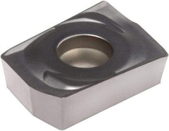 Kennametal - DFR040304 LD Grade KCU40 Carbide Indexable Drill Insert - TiN/TiAlN Finish, 8mm Inscribed Circle - Apex Tool & Supply