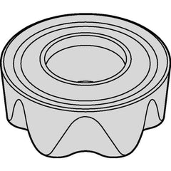 Kennametal - RCGT2006M0 GF Grade KCSM30 Carbide Milling Insert - TiAlN Finish, 1/4" Thick, 20mm Inscribed Circle - Apex Tool & Supply