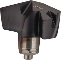 Iscar - Series ICM, 0.465" Diam Grade IC908 140° Replaceable Drill Tip - Carbide, TiAlN Finish, 11 Seat Size, Through Coolant - Apex Tool & Supply