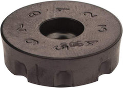 Iscar - RCMW2005 T Grade IC908 Carbide Milling Insert - TiAlN Finish, 0.2165" Thick, 20mm Inscribed Circle - Apex Tool & Supply