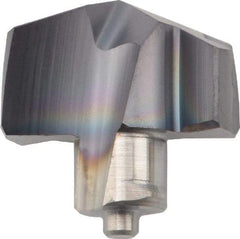 Iscar - Series ICM, 0.425" Diam Grade IC908 140° Replaceable Drill Tip - Carbide, TiAlN Finish, 10 Seat Size, Through Coolant - Apex Tool & Supply