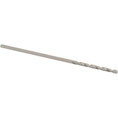 Walter-Titex - 0.98mm 118° High Speed Steel Jobber Drill - Bright Finish, Right Hand Cut, Spiral Flute, Straight Shank, 34mm OAL, N Point - Apex Tool & Supply