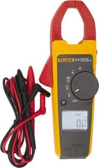 Fluke - 373, CAT IV, CAT III, Digital True RMS Clamp Meter with 1.26" Clamp On Jaws - 600 VAC/VDC, 600 AC Amps, Measures Voltage, Capacitance, Current, Resistance - Apex Tool & Supply
