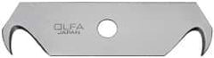 Olfa - 5 Piece Steel Hook Blade - 64mm OAL - Apex Tool & Supply