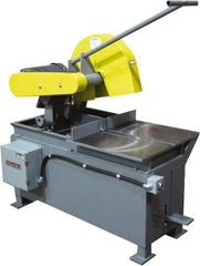 Kalamazoo - 20" Blade Diam, 1" Arbor Hole, Straight Chop & Cutoff Saw - 2,500 RPM, 15 hp, 220/440 Volts, 3 Phase - Apex Tool & Supply