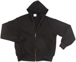 PRO-SAFE - Size 2XL General Purpose Jacket - Black, Cotton, Zipper Closure - Apex Tool & Supply