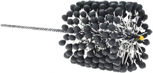 Brush Research Mfg. - 5" to 5-1/2" Bore Diam, 400 Grit, Silicon Carbide Flexible Hone - Extra Fine, 17-1/2" OAL - Apex Tool & Supply