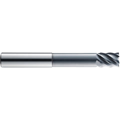 1/2 End Mill 6FL SQ TX - T-CARB 1/2x1/2x5/8x4 - Exact Industrial Supply
